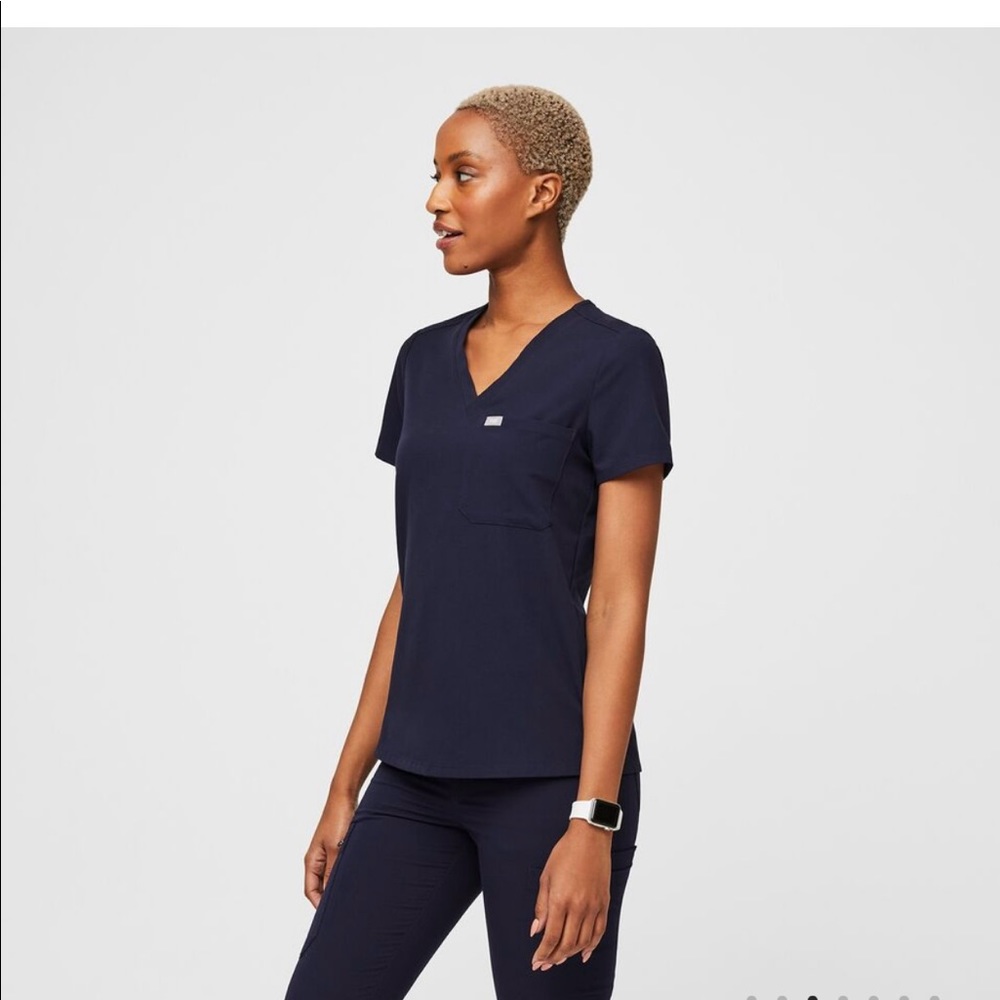 Figs navy scrub tops
